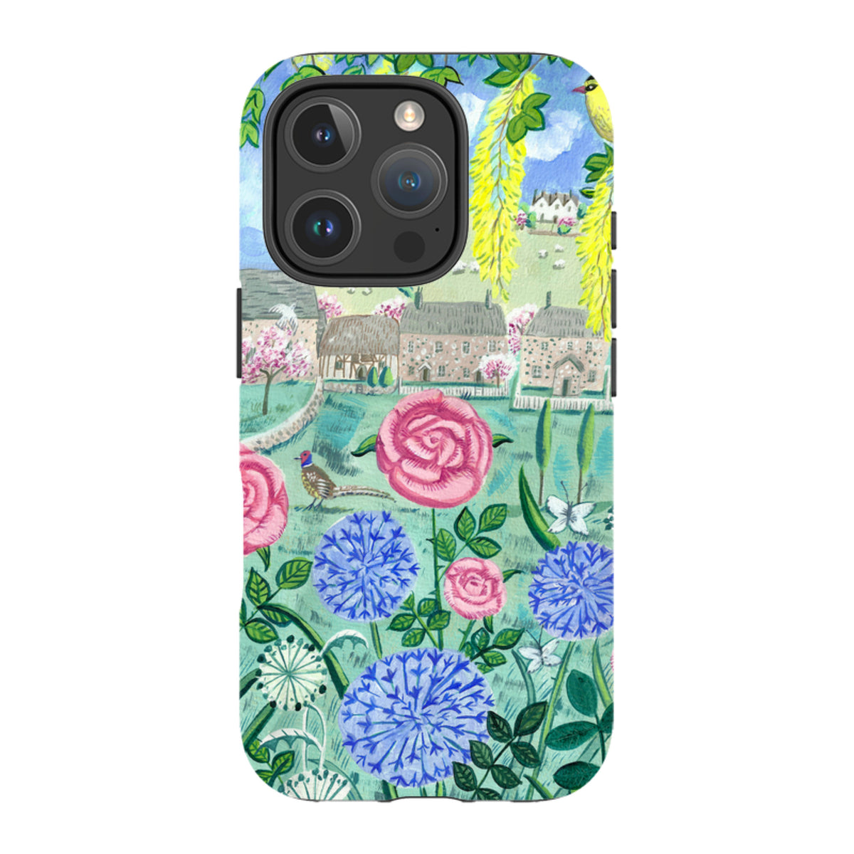 iPhone MagSafe Tough Case - Village Floral By Mary Stubberfield