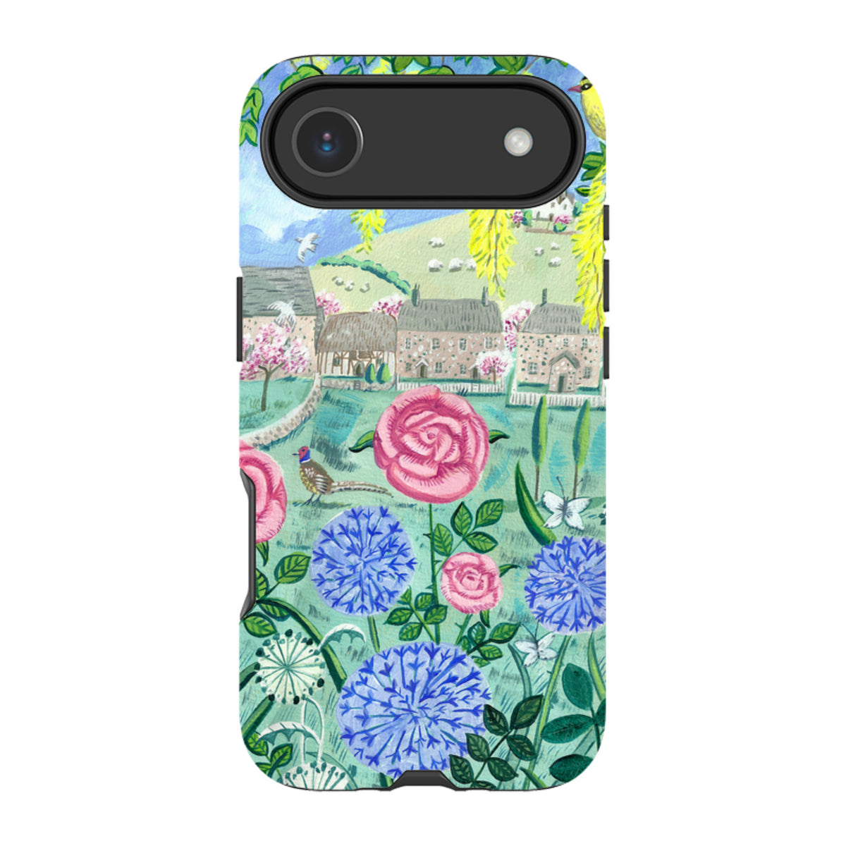 iPhone MagSafe Tough Case - Village Floral By Mary Stubberfield