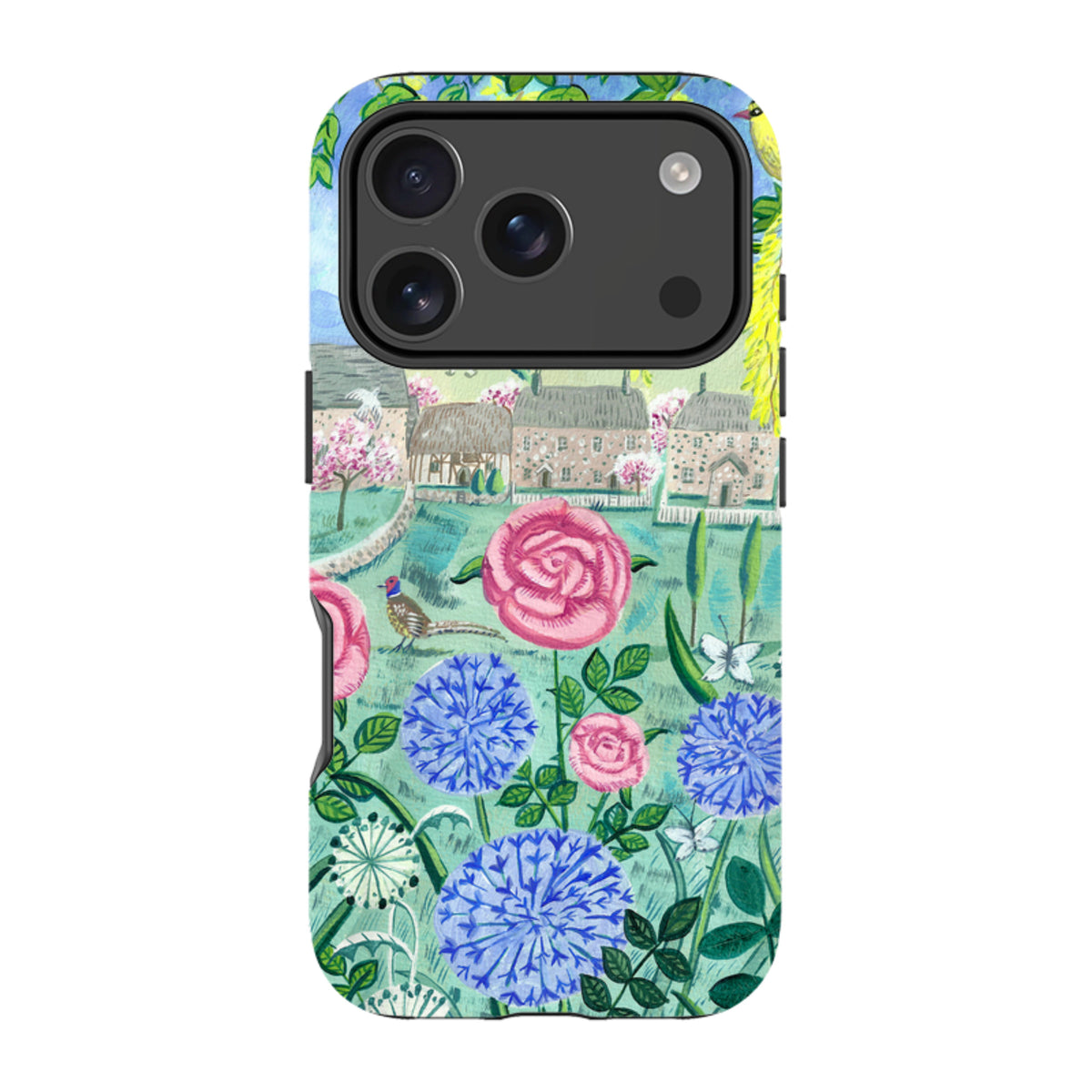 iPhone MagSafe Tough Case - Village Floral By Mary Stubberfield