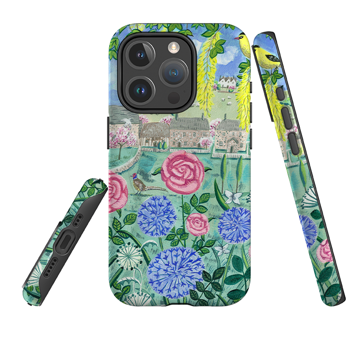iPhone MagSafe Tough Case - Village Floral By Mary Stubberfield