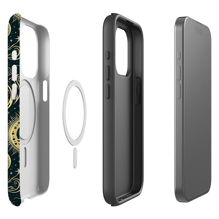 Здрав кейс MagSafe за iPhone - Винтидж галактика