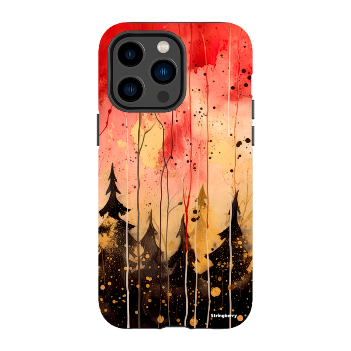 iPhone MagSafe Tough Case - Watercolour Winter Forest