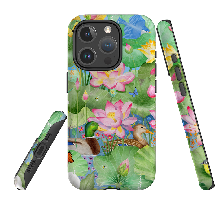 iPhone MagSafe Tough Case -  Waterlily Pond By Bex Parkin