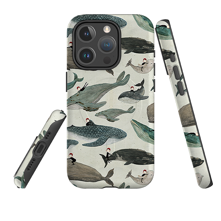 iPhone MagSafe Tough Case - Whale Rider By Katherine Quinn