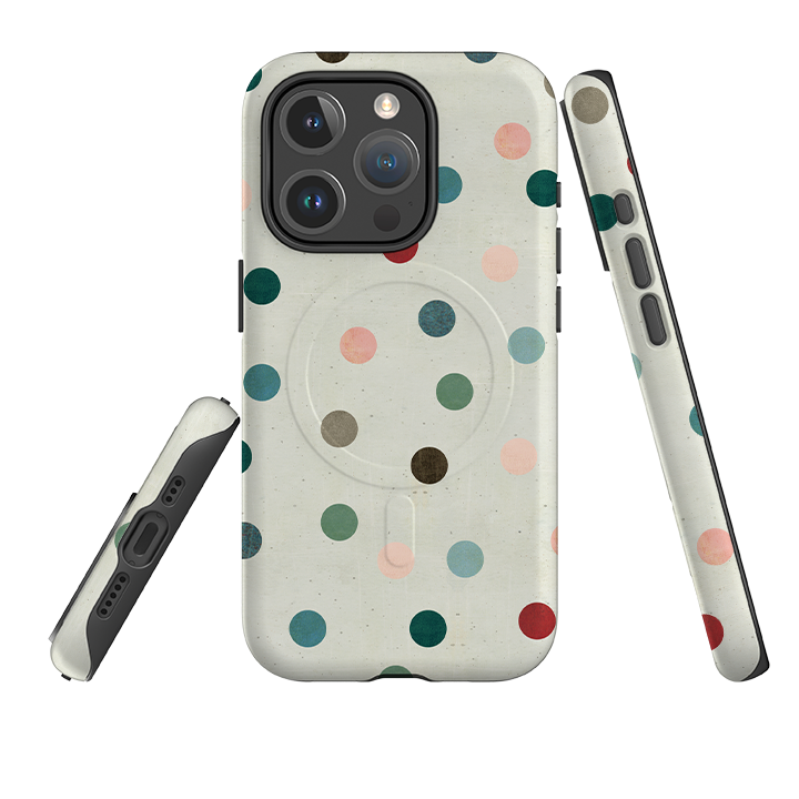 iPhone MagSafe Tough Case - Whale Rider Dots By Katherine Quinn