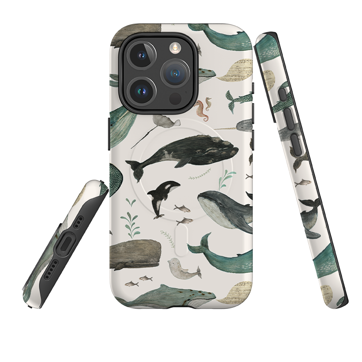iPhone MagSafe Tough Case - Whale Song By Katherine Quinn