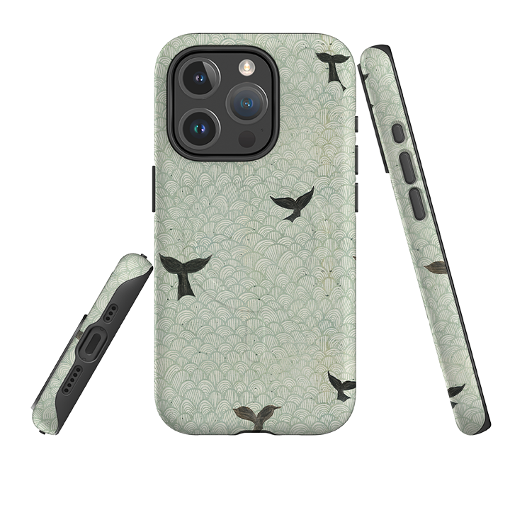 iPhone MagSafe Tough Case - Whale Tails By Katherine Quinn