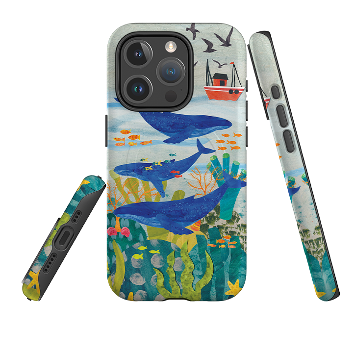iPhone MagSafe Tough Case - Whale Watching By Tracey English