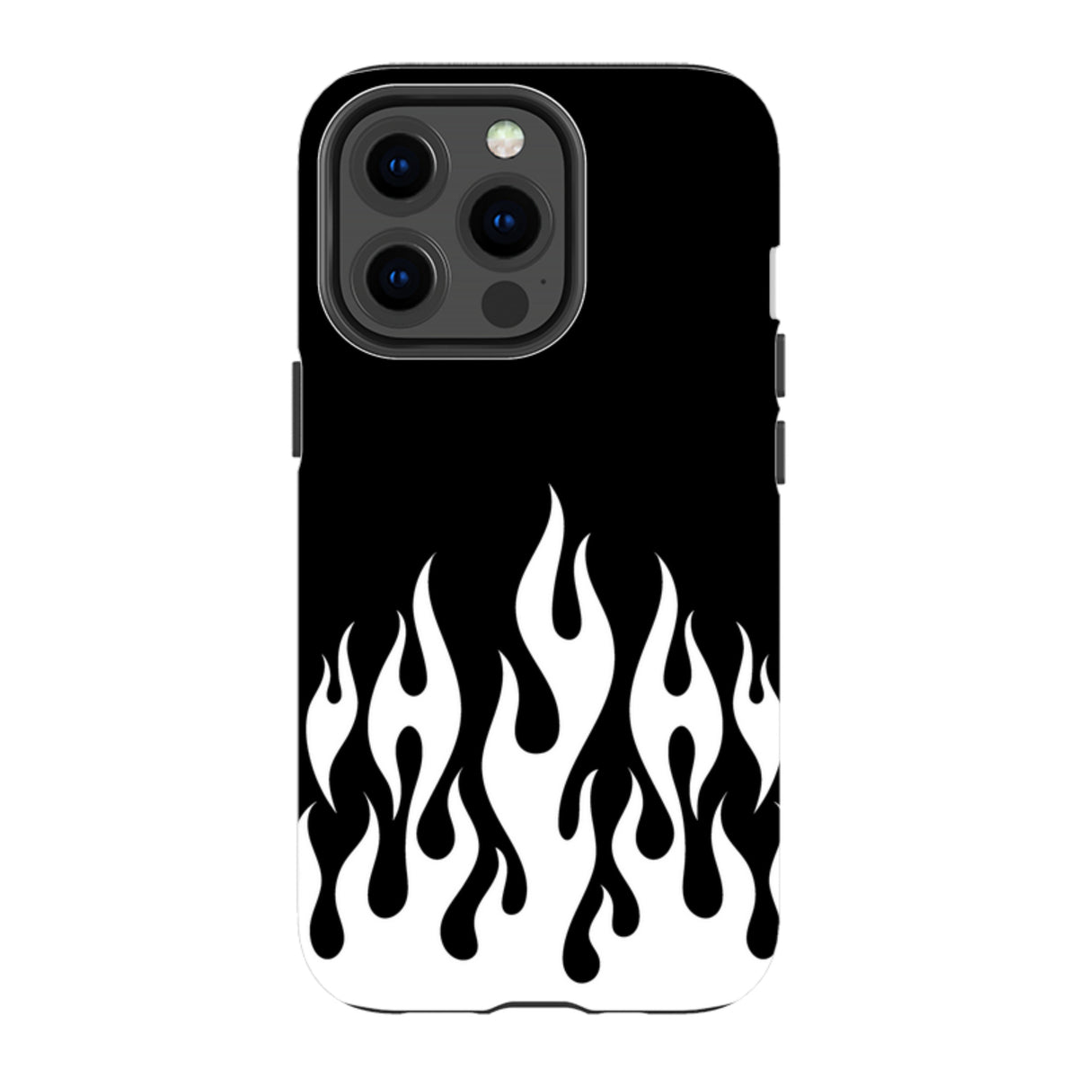 iPhone MagSafe Tough Case -  White Flames