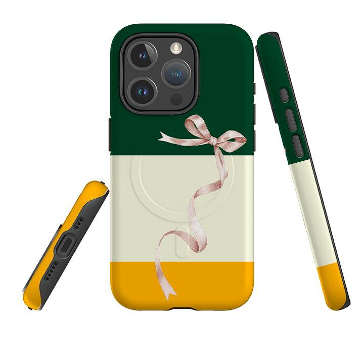 iPhone MagSafe Tough Case -  Wiggly Ribbons Chroma I