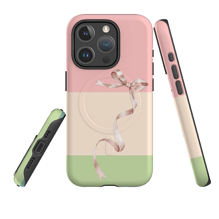 iPhone MagSafe Tough Case -  Wiggly Ribbons Chroma II