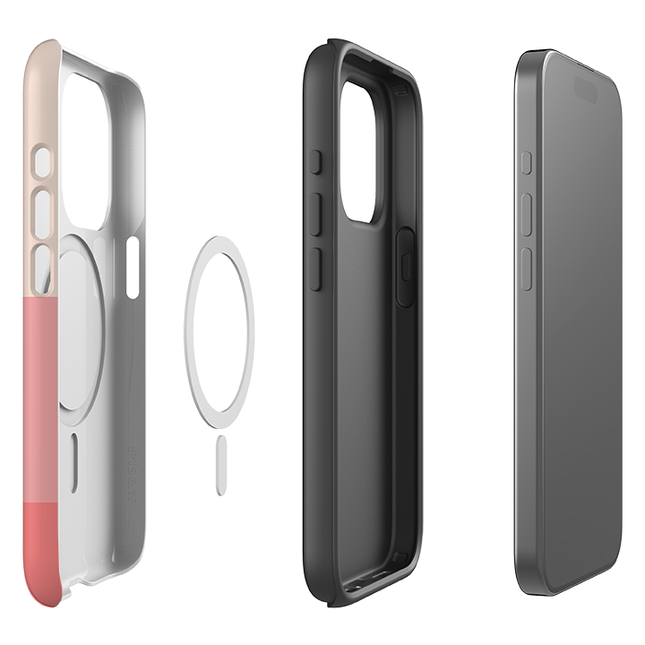 iPhone MagSafe Tough Case -  Wiggly Ribbons Chroma III