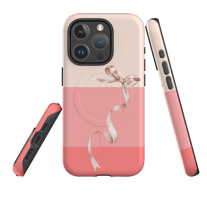 iPhone MagSafe Tough Case -  Wiggly Ribbons Chroma III