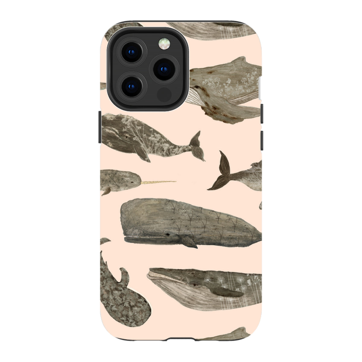 iPhone MagSafe Tough Case - Wild Flower Whales II By Katherine Quinn