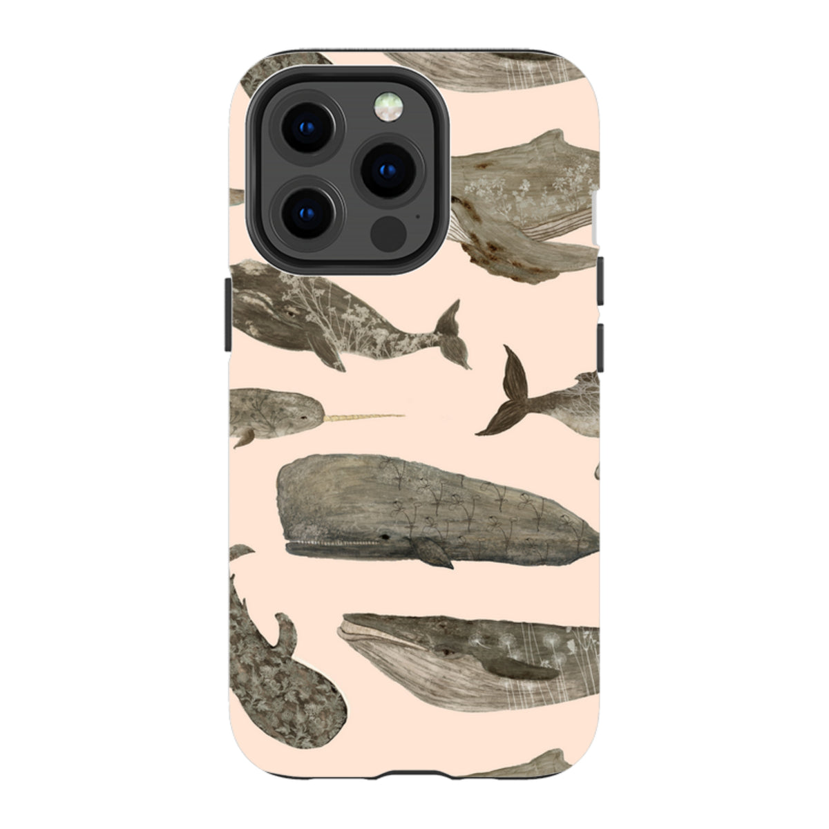 iPhone MagSafe Tough Case - Wild Flower Whales II By Katherine Quinn