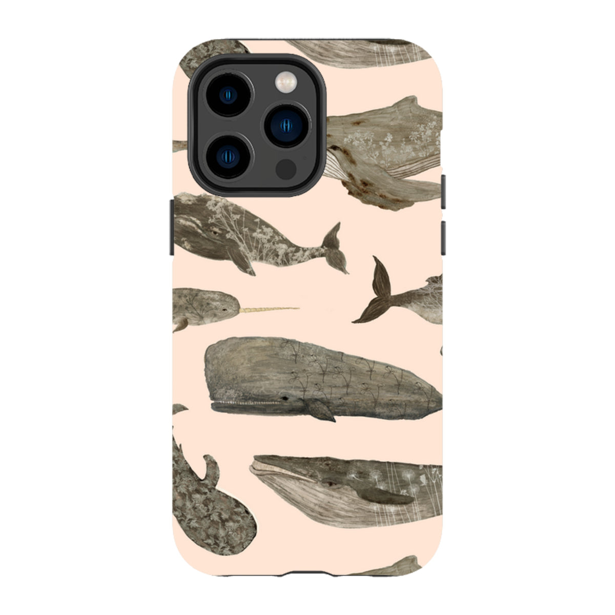 iPhone MagSafe Tough Case - Wild Flower Whales II By Katherine Quinn
