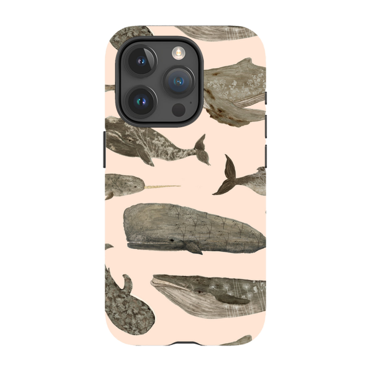 iPhone MagSafe Tough Case - Wild Flower Whales II By Katherine Quinn