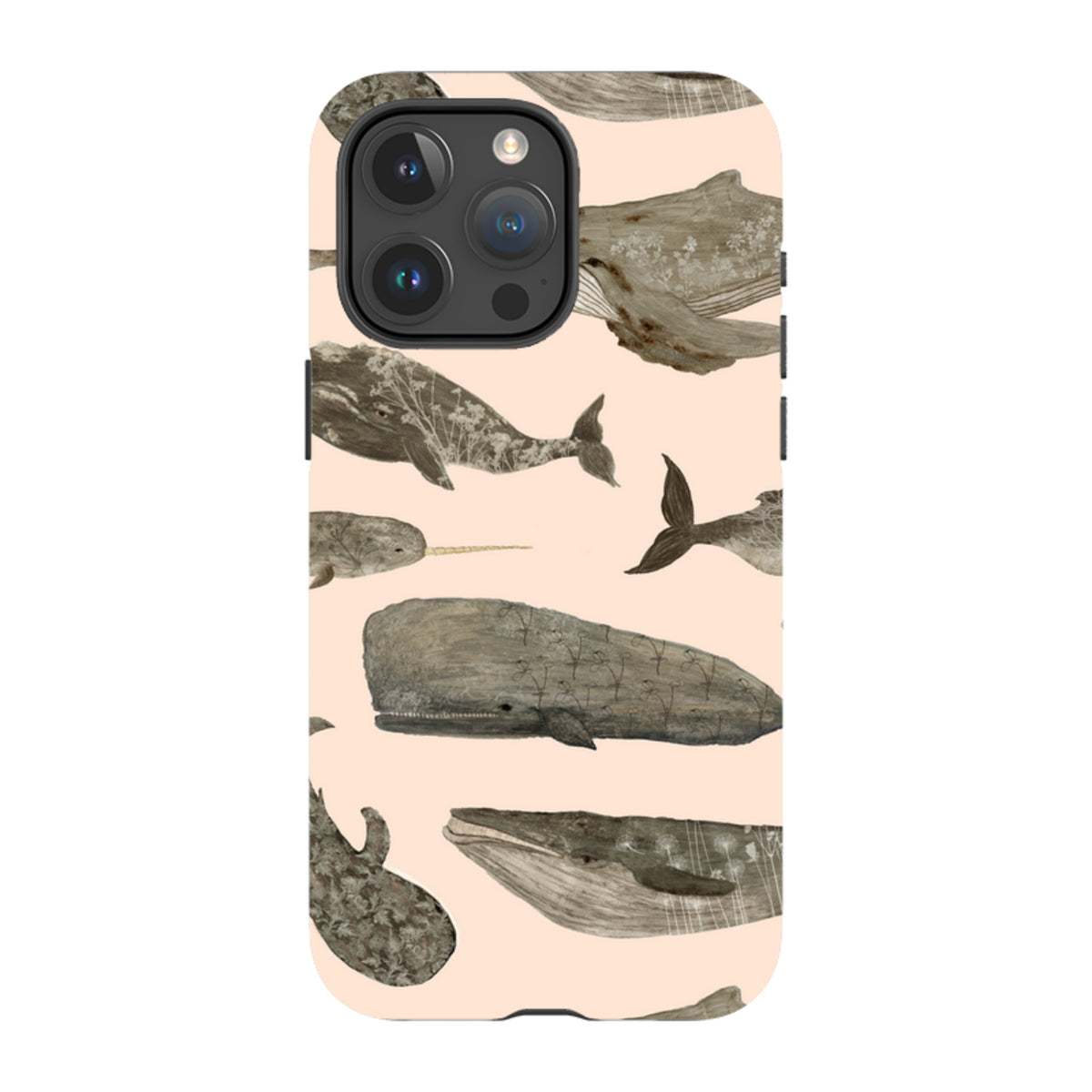 iPhone MagSafe Tough Case - Wild Flower Whales II By Katherine Quinn