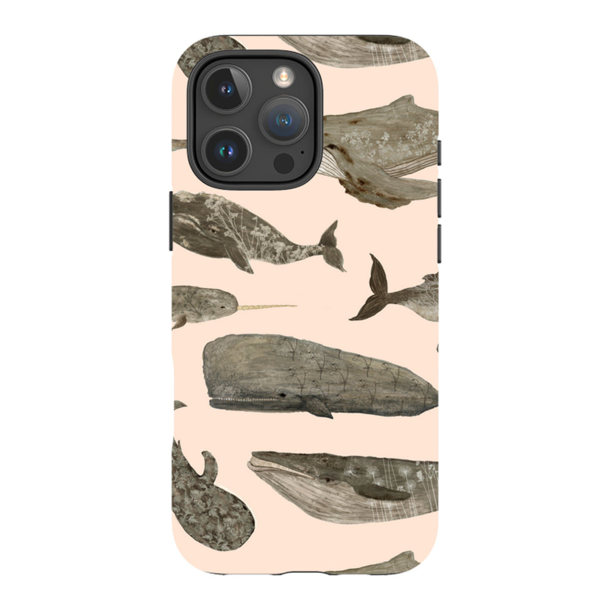 iPhone MagSafe Tough Case - Wild Flower Whales II By Katherine Quinn
