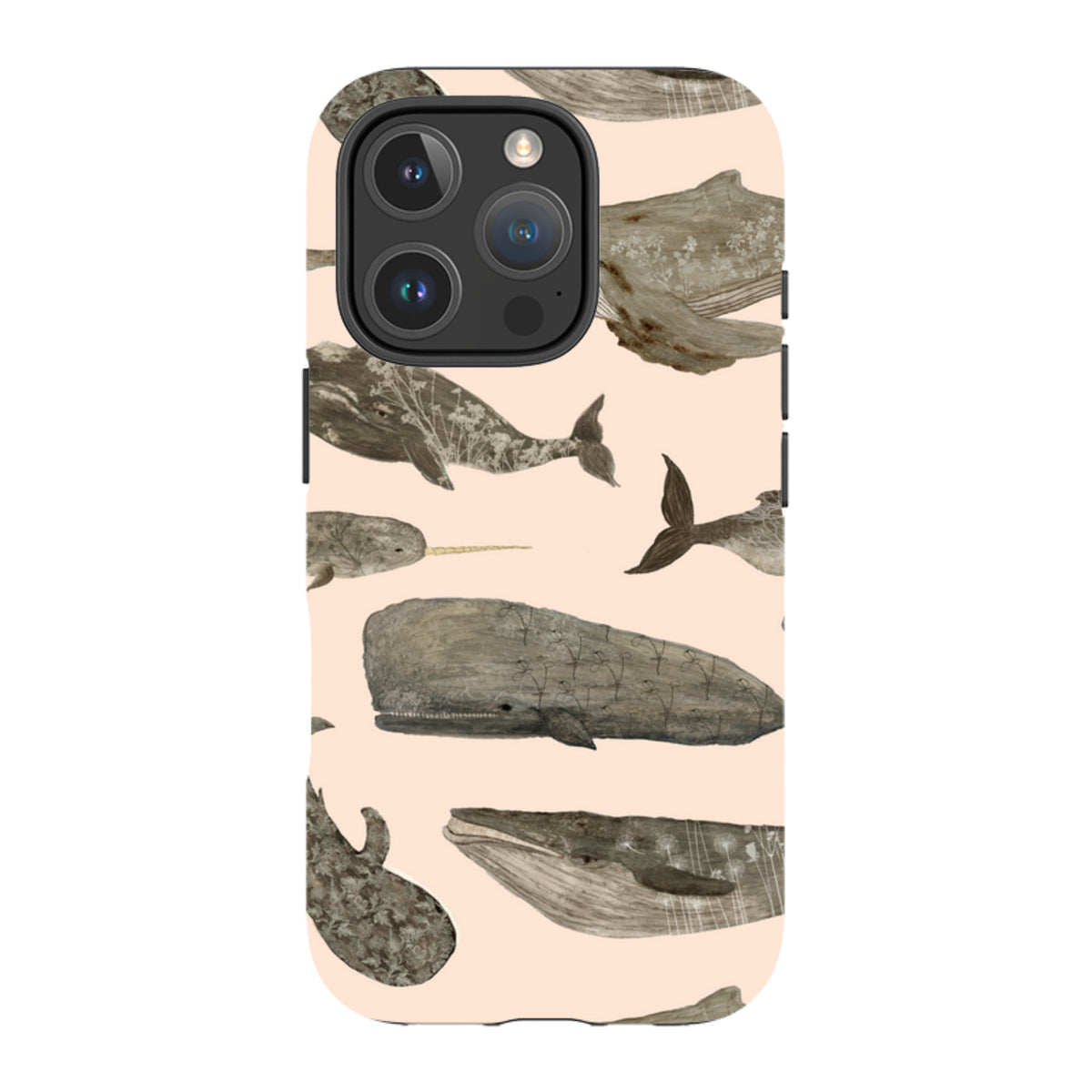 iPhone MagSafe Tough Case - Wild Flower Whales II By Katherine Quinn