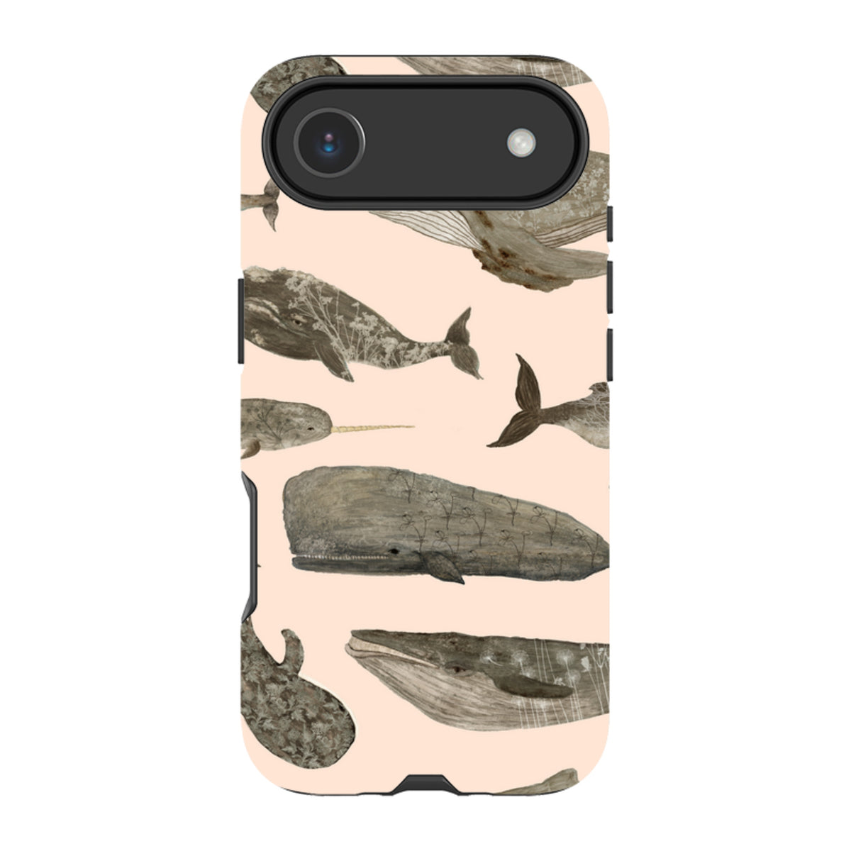 iPhone MagSafe Tough Case - Wild Flower Whales II By Katherine Quinn