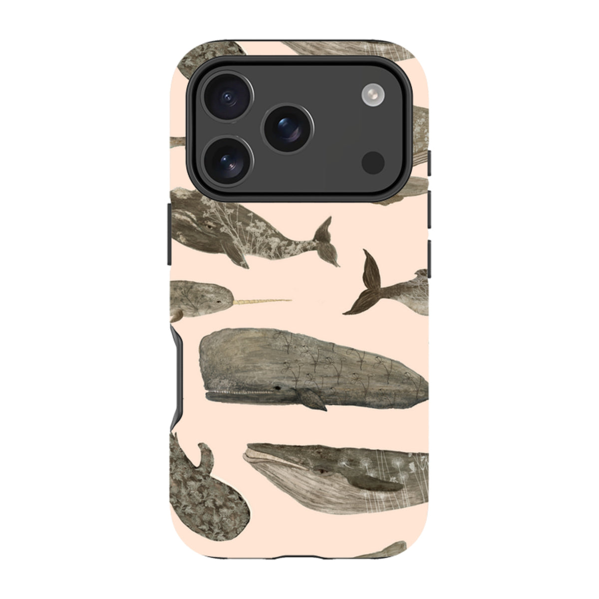 iPhone MagSafe Tough Case - Wild Flower Whales II By Katherine Quinn
