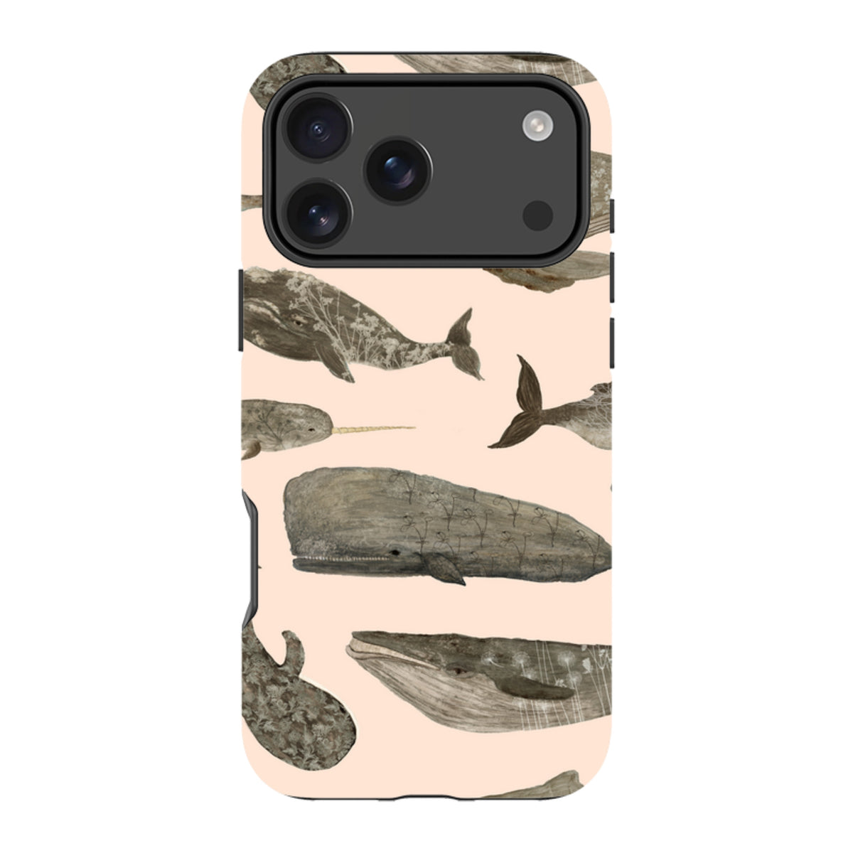 iPhone MagSafe Tough Case - Wild Flower Whales II By Katherine Quinn