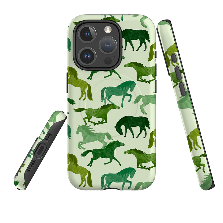 iPhone MagSafe Tough Case - Wild Horses By Katherine Quinn