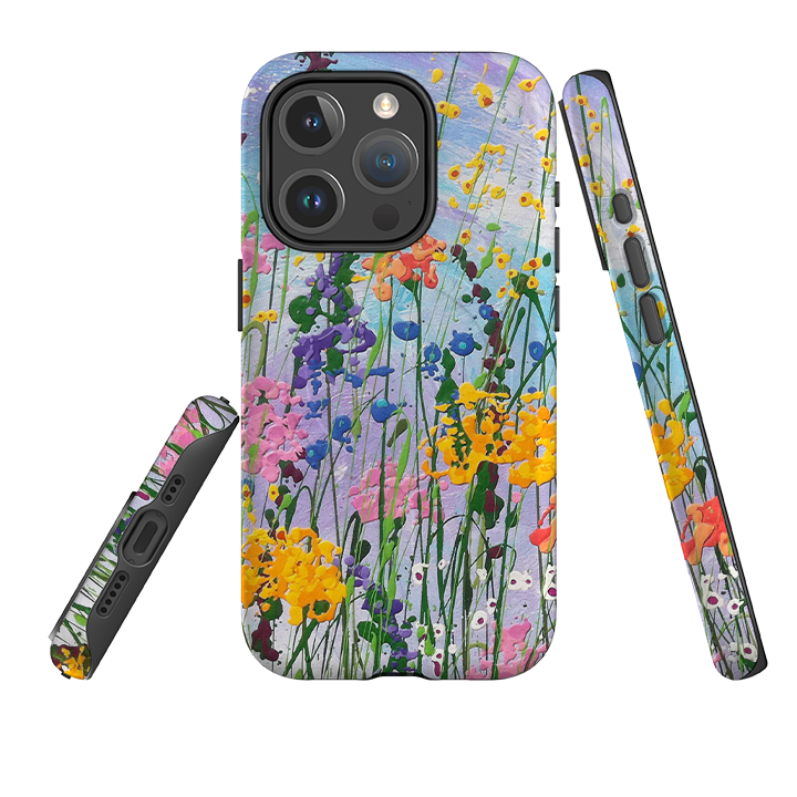 iPhone MagSafe Tough Case - Wildflowers At Play By Linda Calvert Jacobson