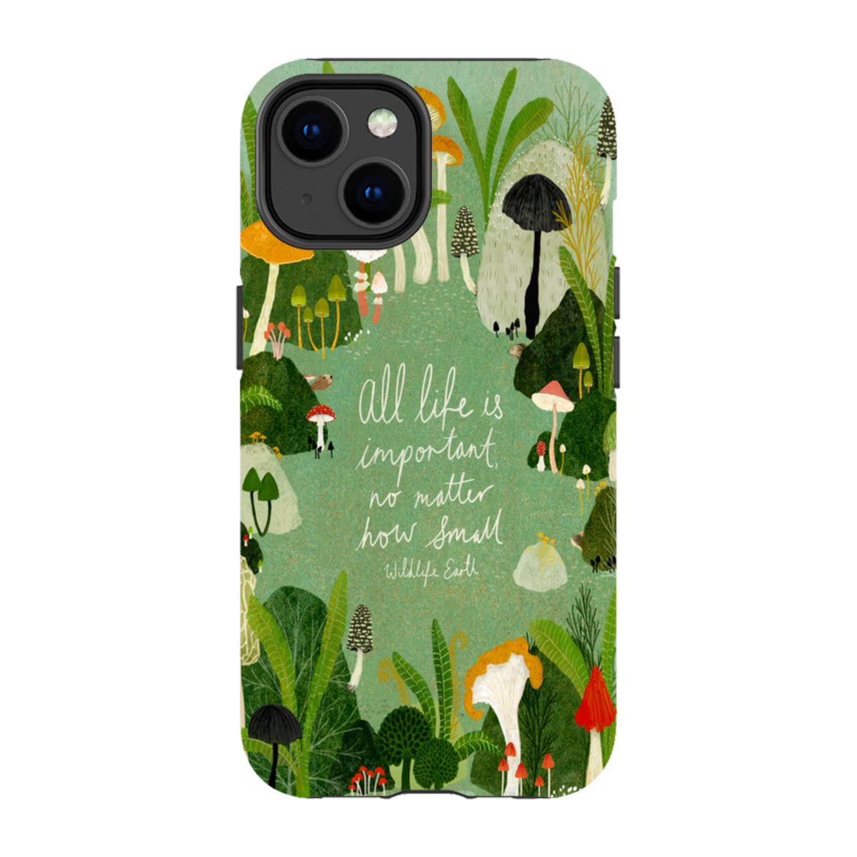 iPhone MagSafe Tough Case -  Wildlife Text By Katherine Quinn