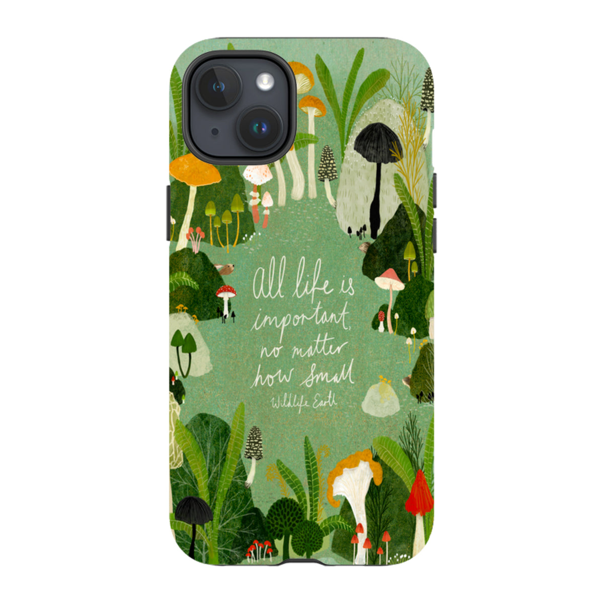 iPhone MagSafe Tough Case -  Wildlife Text By Katherine Quinn