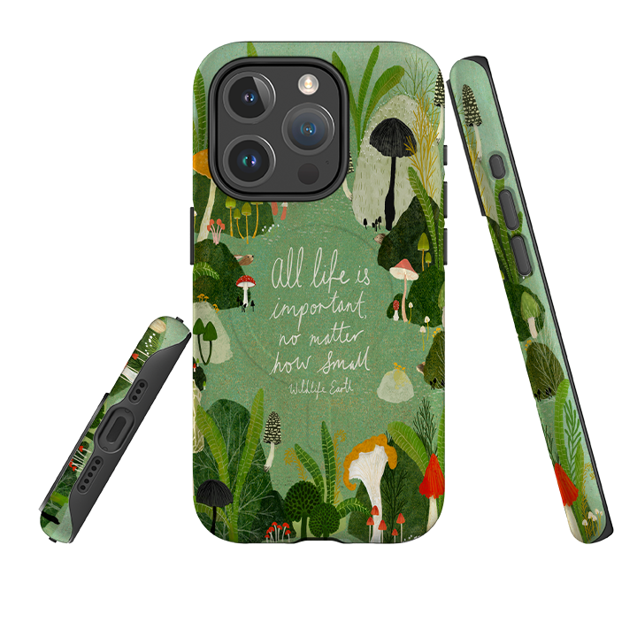 iPhone MagSafe Tough Case -  Wildlife Text By Katherine Quinn