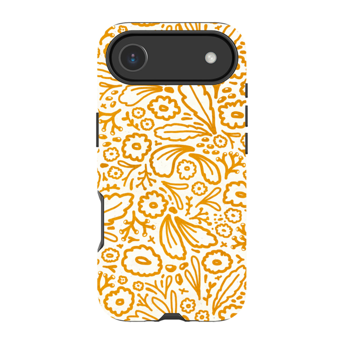 iPhone MagSafe Tough Case - Wind Fall Mustard By Katherine Quinn