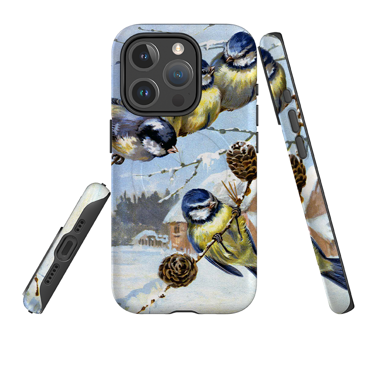 iPhone MagSafe Tough Case -  Winter Birds By Heritage