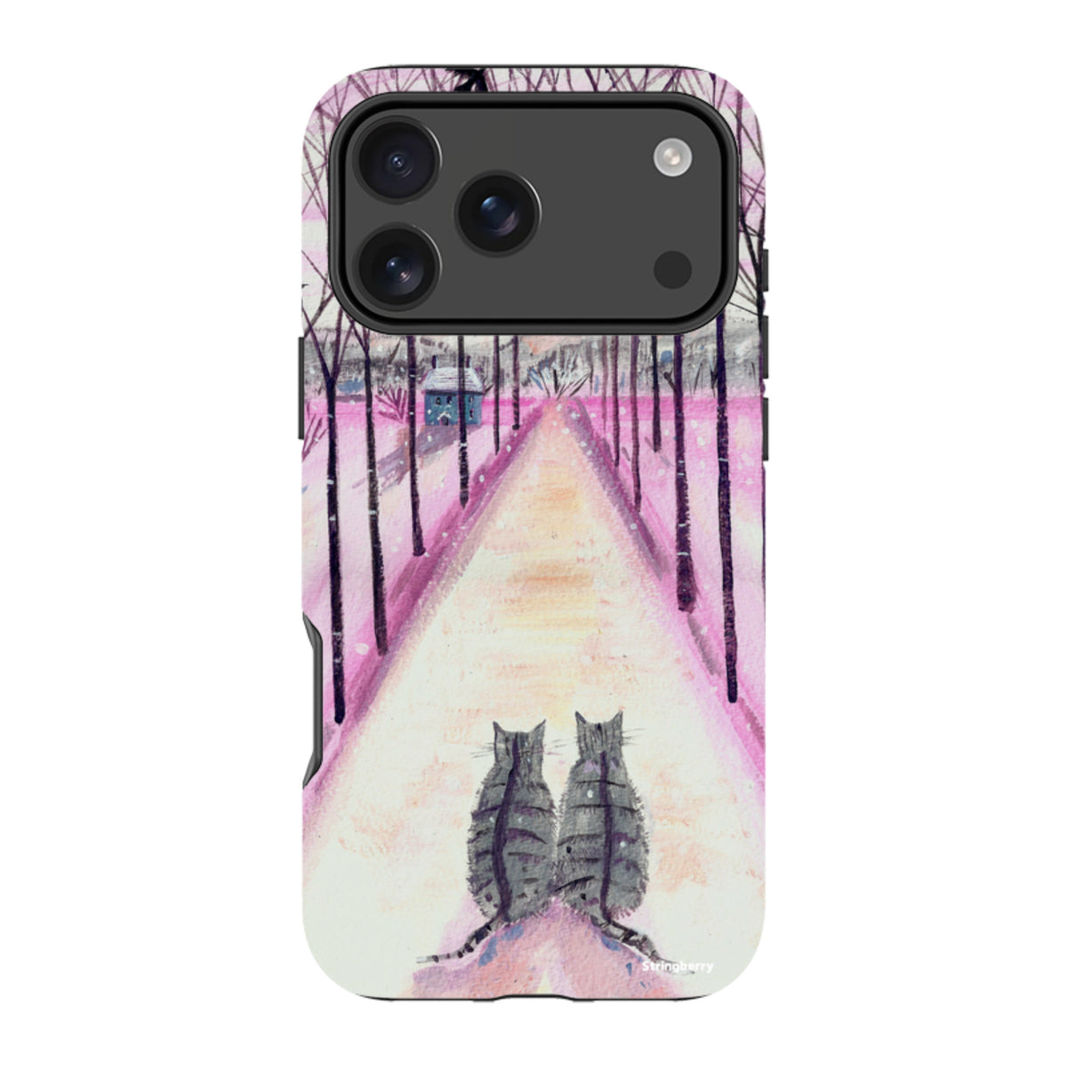 iPhone MagSafe Tough Case – Winterkatzen von Mary Stubberfield