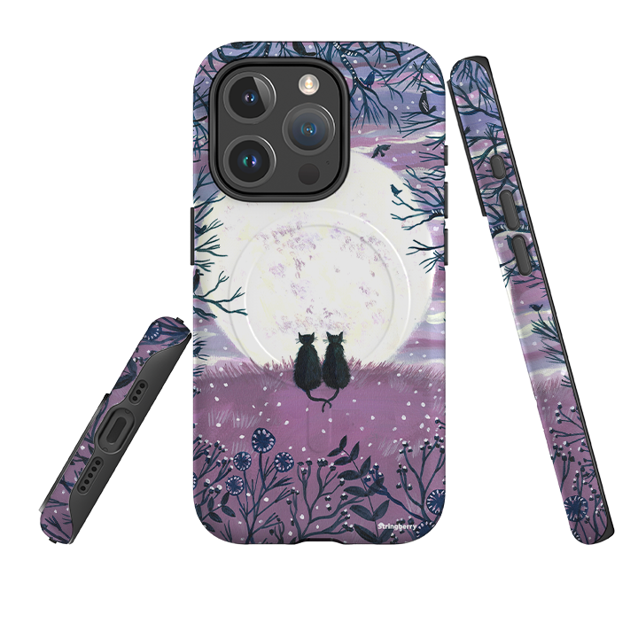 iPhone MagSafe Tough Case - Winter Cats II By Mary Stubberfield