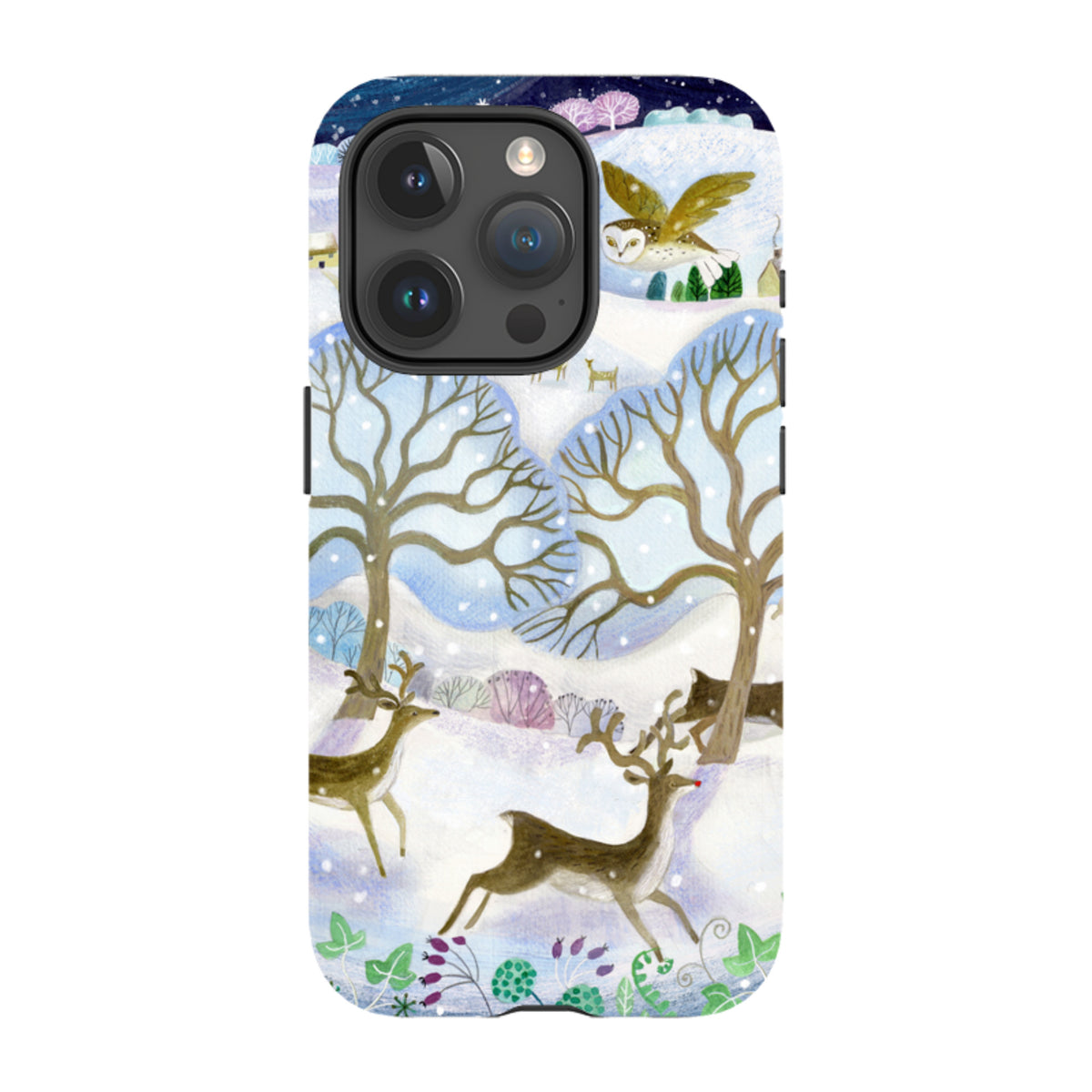 iPhone MagSafe Tough Case -  Winter Deer By Bex Parkin