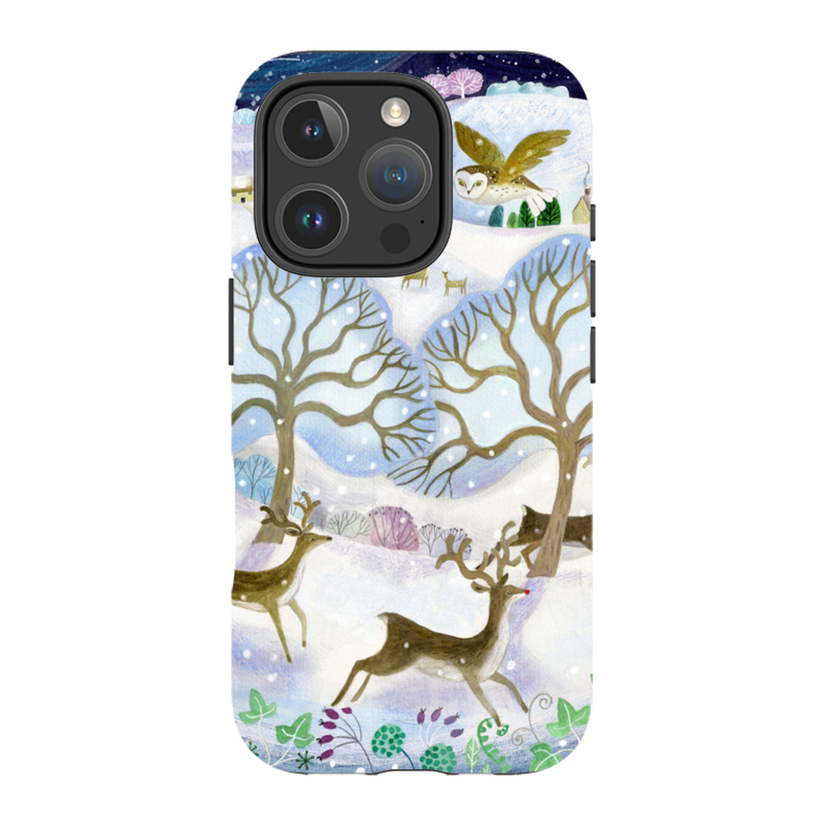 iPhone MagSafe Tough Case -  Winter Deer By Bex Parkin