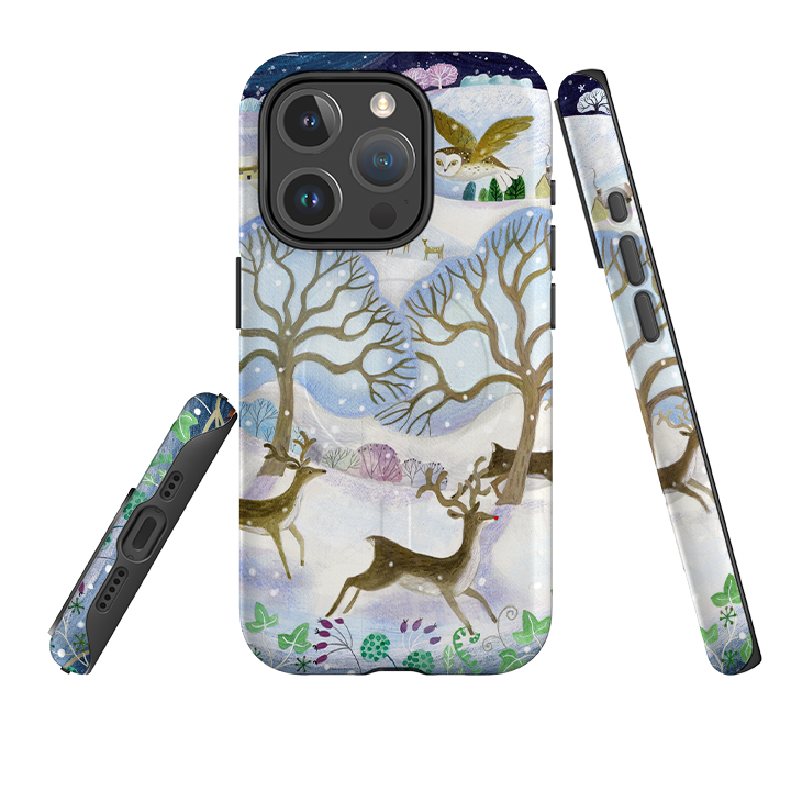iPhone MagSafe Tough Case -  Winter Deer By Bex Parkin