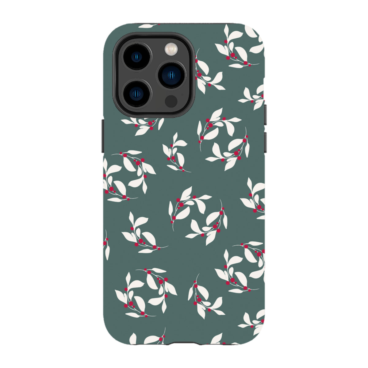 iPhone MagSafe Tough Case - Winter Floral