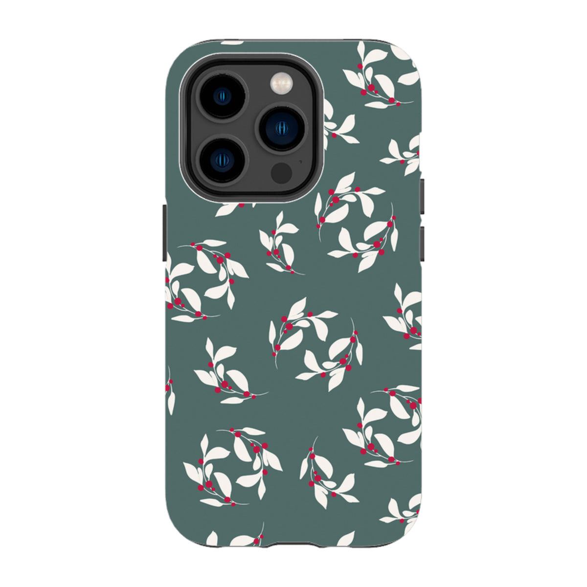 iPhone MagSafe Tough Case - Winter Floral