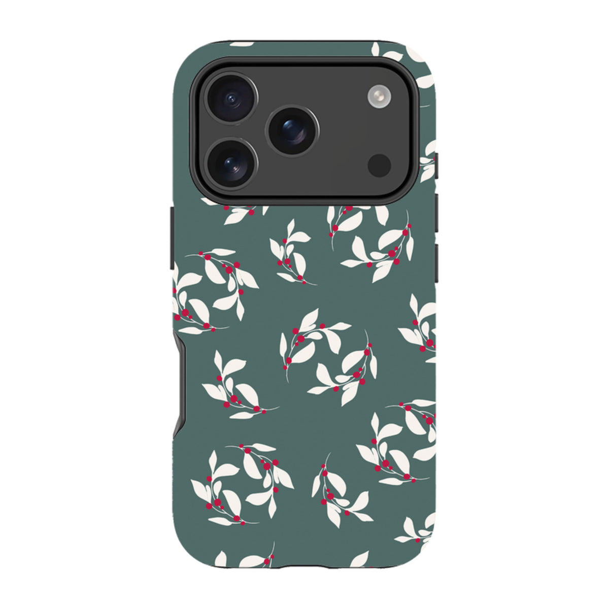 iPhone MagSafe Tough Case - Winter Floral