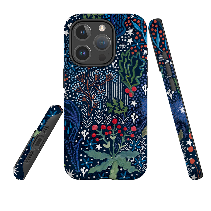 iPhone MagSafe Tough Case - Winter Flowers I By Emma Frances Grant