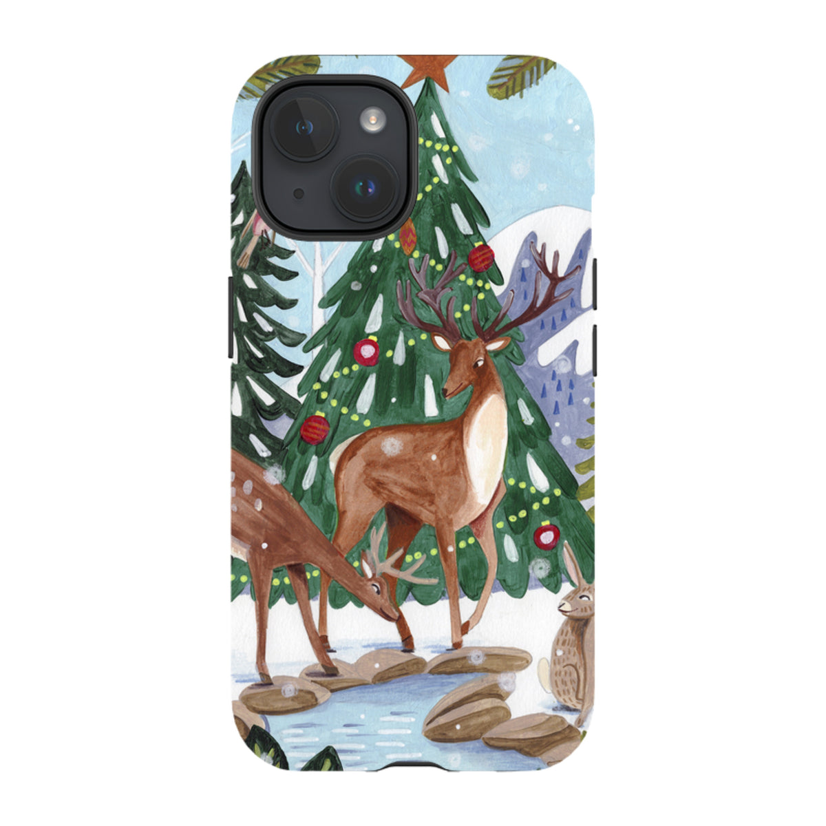 iPhone MagSafe Tough Case - Winter Forest By Caroline Bonne Muller