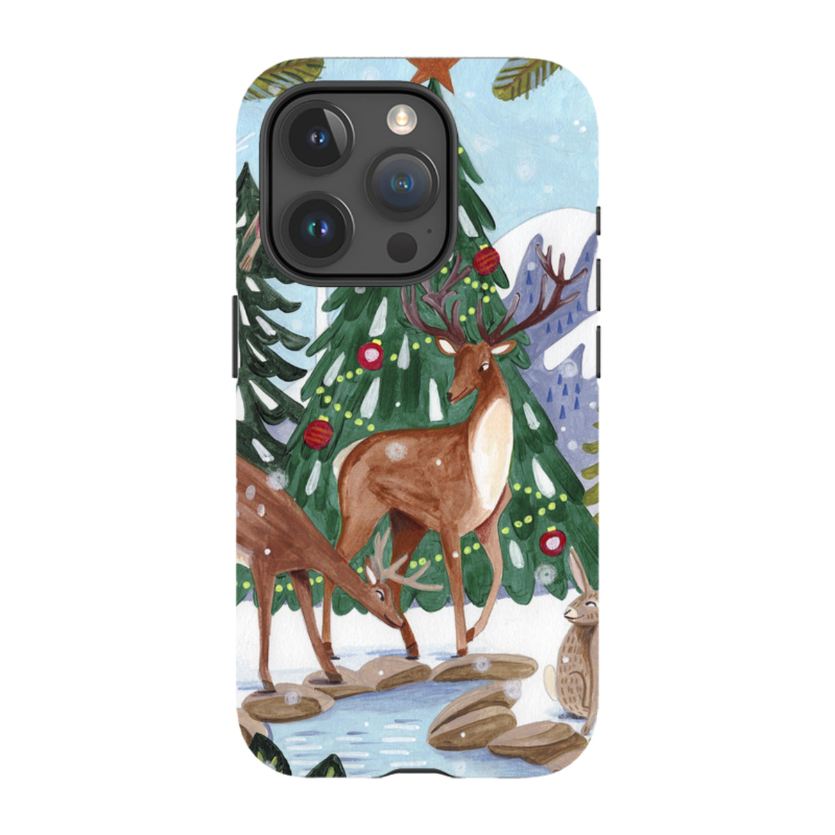 iPhone MagSafe Tough Case - Winter Forest By Caroline Bonne Muller