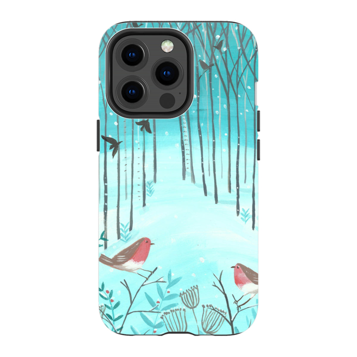 iPhone MagSafe Tough Case - Winter Forest By Mary Stubberfield