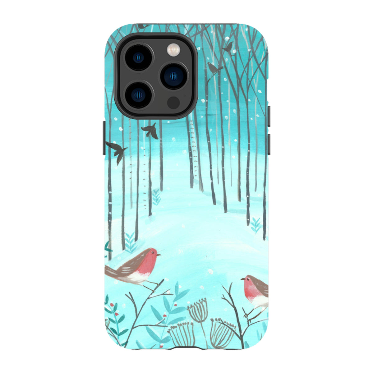 iPhone MagSafe Tough Case - Winter Forest By Mary Stubberfield