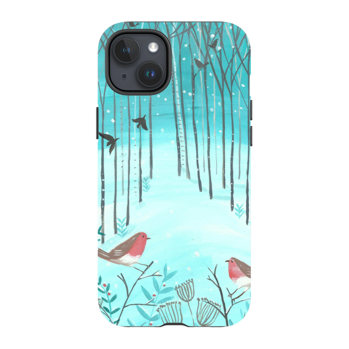iPhone MagSafe Tough Case - Winter Forest By Mary Stubberfield