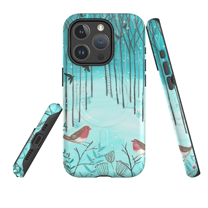 iPhone MagSafe Tough Case - Winter Forest By Mary Stubberfield