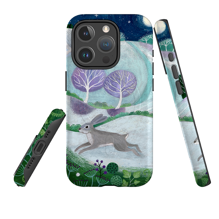 iPhone MagSafe Tough Case -  Winter Hare By Bex Parkin